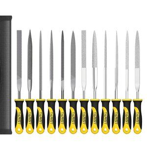 Wood Carving Needle File Set 12 peices for wood working and crafts